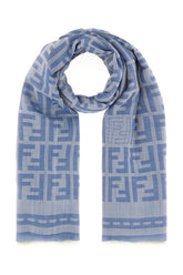 Embroidered wool scarf -  | Wise