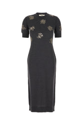 Abito in lana stretch grigio scuro -  | Wise