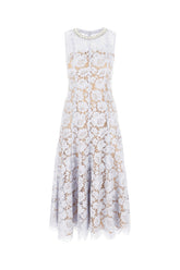 Powder blue laces dress -  | Wise