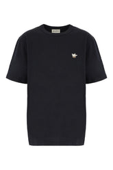 Black cotton t-shirt -  | Wise