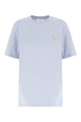 Pastel light blue cotton t-shirt -  | Wise