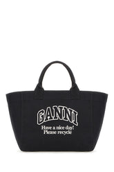 Borsa shopping in tela nera -  | Wise