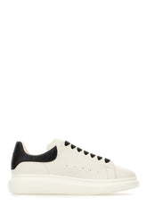 Sneakers in pelle avorio con tallone in pelle nera -  | Wise
