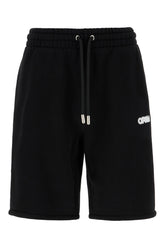 Black cotton bermuda shorts -  | Wise
