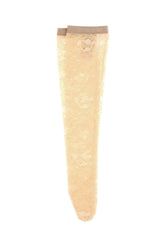 Cream stretch lace socks -  | Wise
