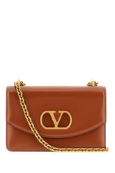 Cognac leather shoulder bag -  | Wise