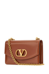 Cognac leather shoulder bag -  | Wise