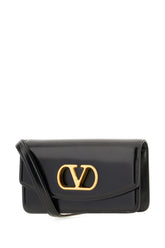 Black leather clutch -  | Wise