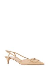 Skin pink leather pumps -  | Wise