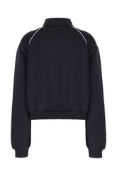Blue navy polyester blend sweatshirt -  | Wise