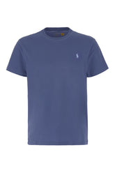 T-shirt in cotone blu denim -  | Wise