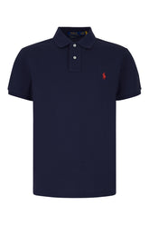 Navy blue piquet polo shirt -  | Wise