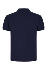 Navy blue piquet polo shirt -  | Wise