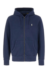 Navy blue cotton sweatshirt -  | Wise