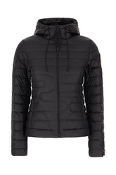 Black nylon Xiaobai down jacket -  | Wise