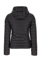 Black nylon Xiaobai down jacket -  | Wise
