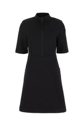 Black cotton blend dress -  | Wise