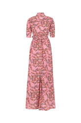 Printed poplin shirt dress -  | Wise