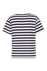 Printed stretch viscose t-shirt -  | Wise