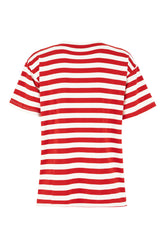 Printed stretch viscose t-shirt -  | Wise