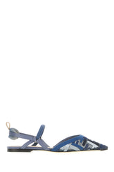 Multicolor nylon Colibrì Lite slingback ballerinas -  | Wise