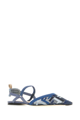 Multicolor nylon Colibrì Lite slingback ballerinas -  | Wise