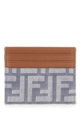 Multicolor leather and fabric cardholder -  | Wise