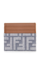 Multicolor leather and fabric cardholder -  | Wise