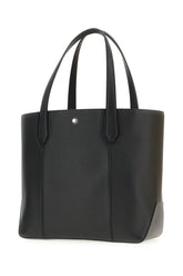 Black leather shopping bag -  | Wise