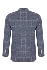 Printed stretch cotton blazer -  | Wise