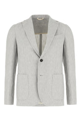 Grey cotton blazer -  | Wise