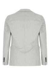 Grey cotton blazer -  | Wise