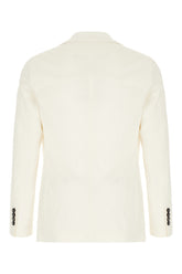 Ivory cotton blazer -  | Wise