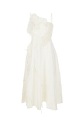 White line blend dress -  | Wise
