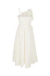 White line blend dress -  | Wise