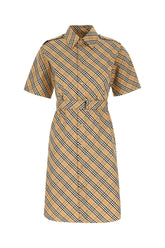 Multicolor poplin shirt dress -  | Wise