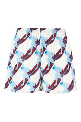 Printed polyester swimming shorts -  | Wise