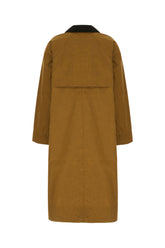 Khaki green cotton coat -  | Wise