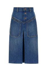 Denim skirt -  | Wise