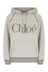 Melange grey cotton blend sweatshirt -  | Wise