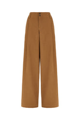 Brown cotton pants -  | Wise