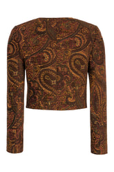 Embroidered viscose blend jacket -  | Wise
