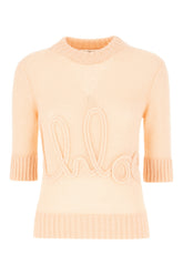 Peach wool blend sweater -  | Wise