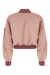 Mauve polyester blend padded jacket -  | Wise