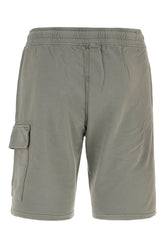 Sage green cotton bermuda shorts -  | Wise
