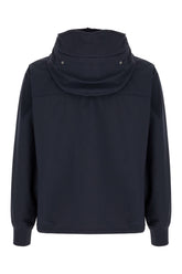 Midnight blue stretch polyester jacket -  | Wise