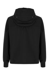 Black stretch polyester jacket -  | Wise