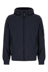 Midnight blue stretch polyester jacket -  | Wise