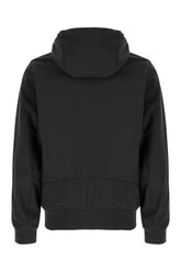 Black stretch polyester jacket -  | Wise