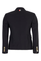 Midnight blue wool blazer -  | Wise